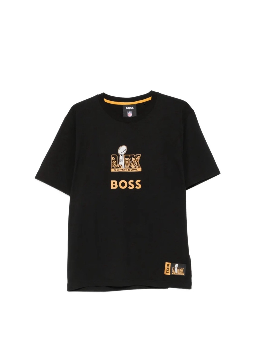 HUGO BOSS x NFL Super Bowl T-Shirt Graphic T-Shirt in Black NWT Size Small